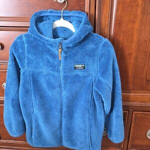 L.L. Bean Cozy Blue Fleece Hoodie